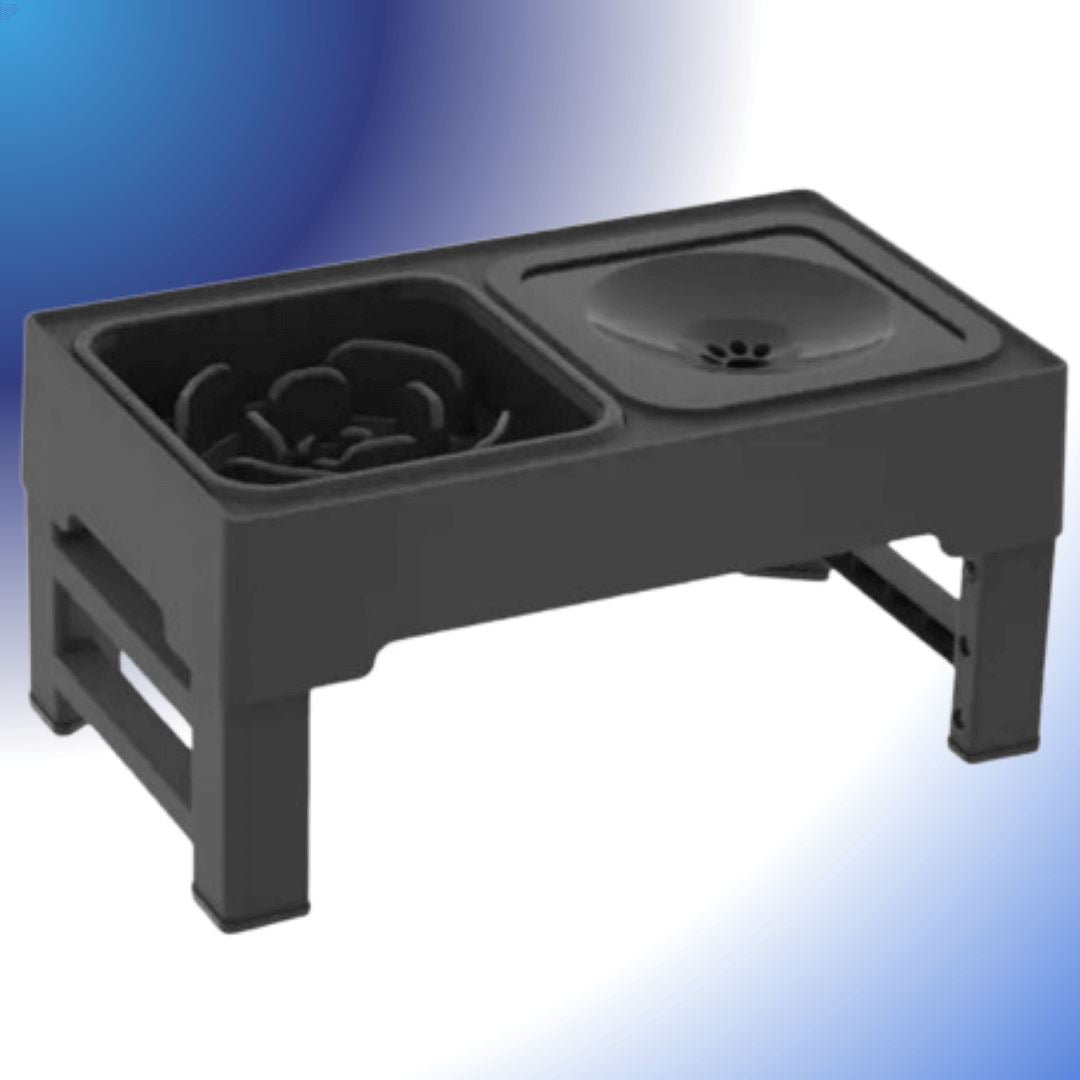 DOCAFIT- Trink+Futter-Station | Gesunde Haltung, langsames Fressen und Trinken, medizinisch bestätigt!