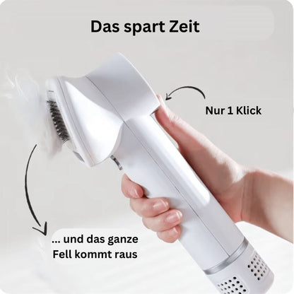DOCAFIT   Hunde-Föhn-Bürste.  Trocknet, säubert und föhnt von innen nach außen!
