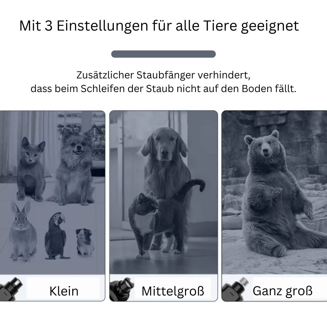 DOCAFIT- Elektrische Krallen-Feile   |  Vermeidet absolut die Verletzungsgefahr!