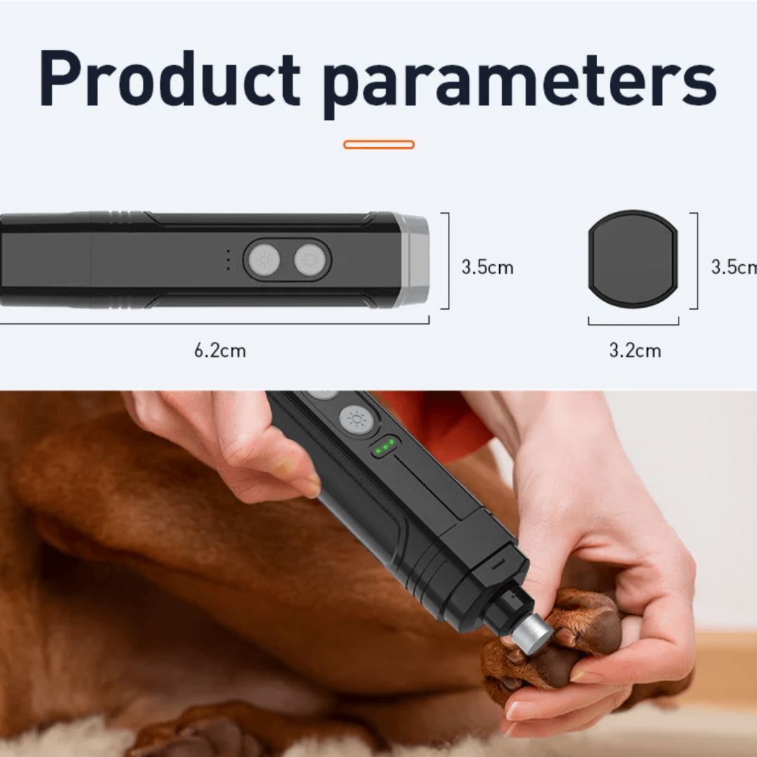 DOCAFIT- Elektrische Krallen-Feile   |  Vermeidet absolut die Verletzungsgefahr!