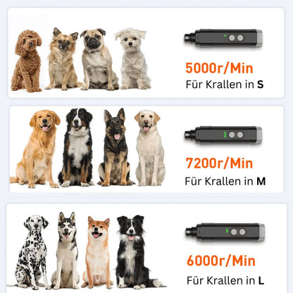 DOCAFIT- Elektrische Krallen-Feile   |  Vermeidet absolut die Verletzungsgefahr!