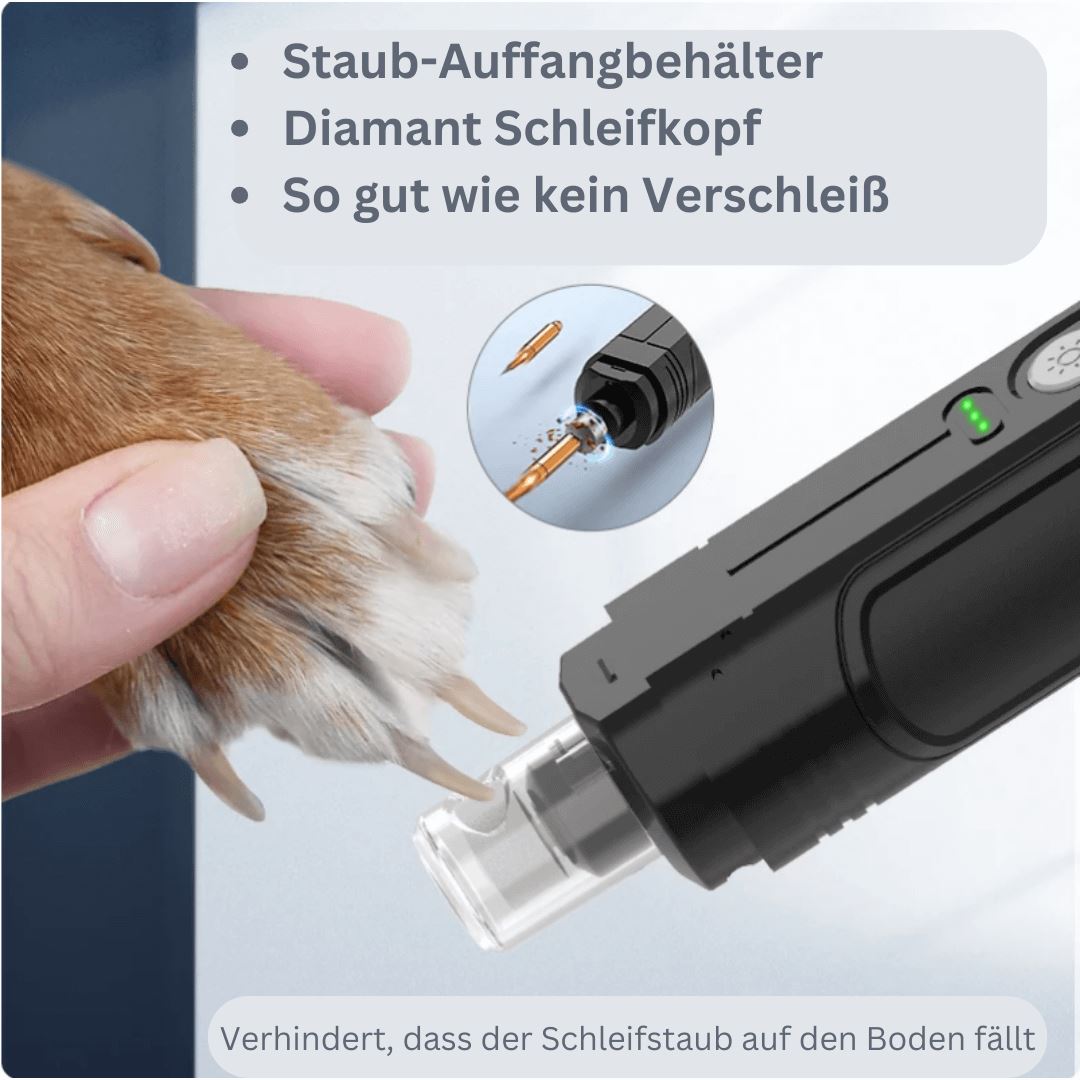 DOCAFIT- Elektrische Krallen-Feile   |  Vermeidet absolut die Verletzungsgefahr!