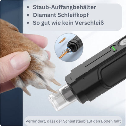 DOCAFIT- Elektrische Krallen-Feile   |  Vermeidet absolut die Verletzungsgefahr!