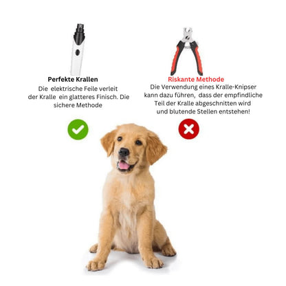 DOCAFIT- Elektrische Krallen-Feile   |  Vermeidet absolut die Verletzungsgefahr!