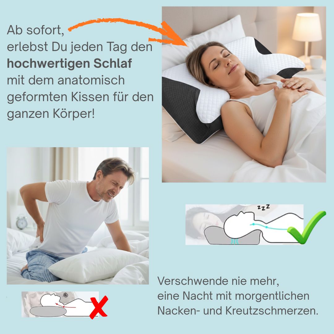 Wache endlich schmerzfrei auf! Tiefschlaf wie auf Wolken