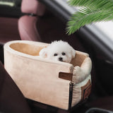 DOCAFIT- KFZ-Hunde+Katzen Tasche   |   Absolute Sicherheits-Tasche im Auto vorne für kleine Hunde und Katzen.