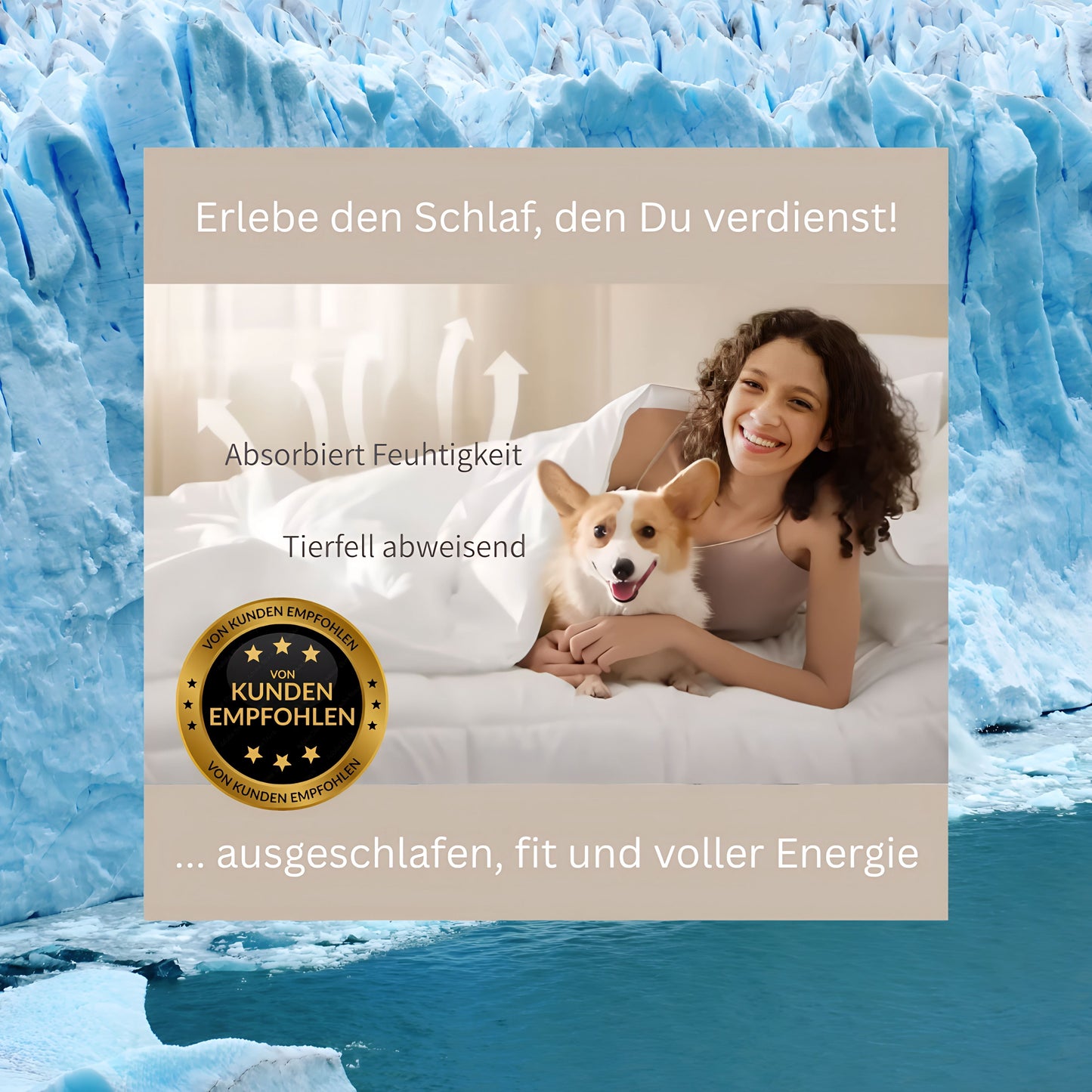 Die neu konzipierte, kühlende Sommer Decke, für den besten Schlaf wenn es so warm ist!